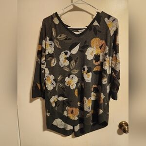 Maurices Charcoal V-Neck Sweater